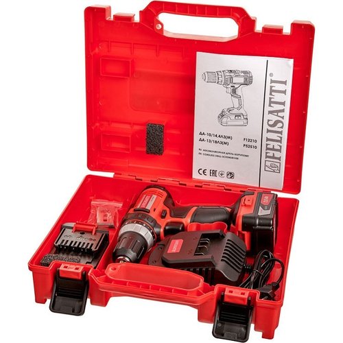 Дрель аккумуляторная FELISATTI ДА-10/14.4Л3(М)   3830.5.1.10