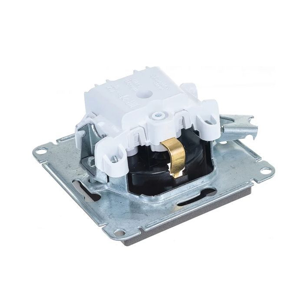 ArtGallery Мокко Розетка с заземлением, 16А, механизм, быстрозажим. клем. GAL000643S