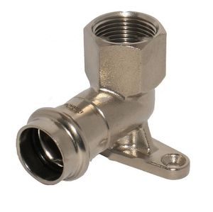 Водорозетки Rommer ВР с внутренней резьбой прессовые из нерж. стали (RSS-0011)