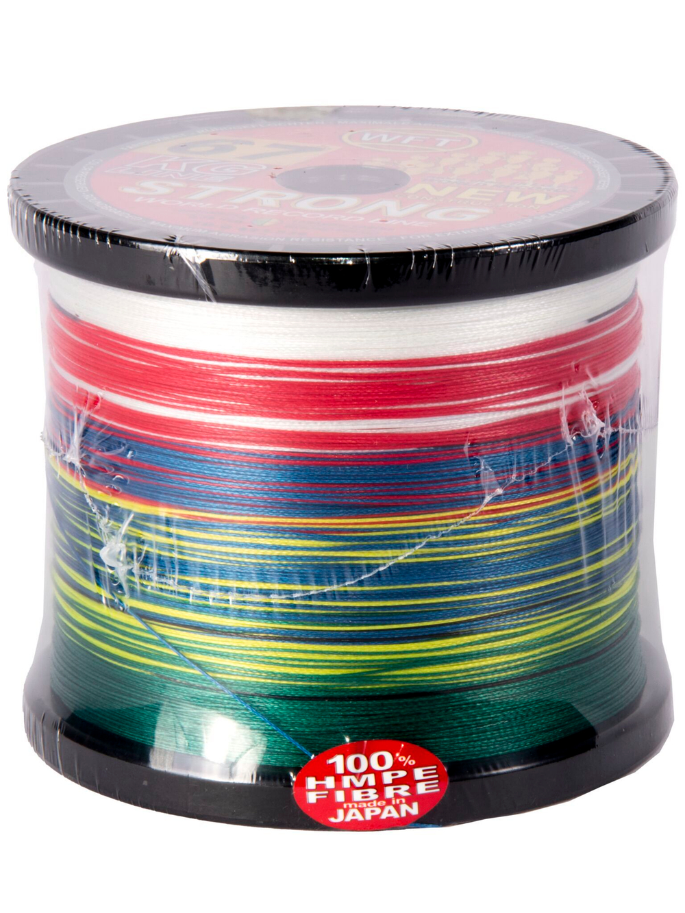 Леска плетёная WFT KG STRONG Multicolor 1000 м, 0.32 мм