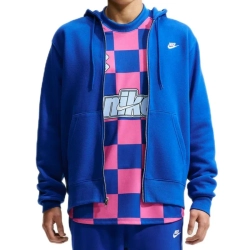 Куртка теннисная Nike Club Full-Zip Fleece - old royal/old royal/white