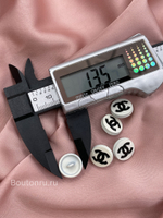 Пуговицы Шан. черно-белые скидка