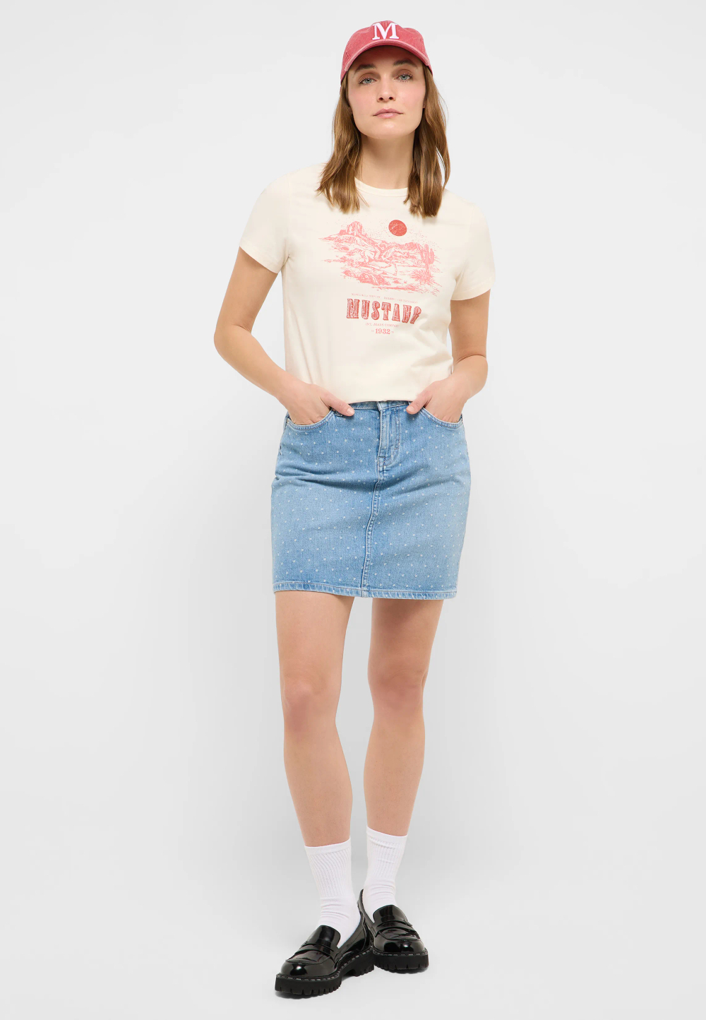 Юбка джинсовая женская MUSTANG Style Beatrice Denim Skirt