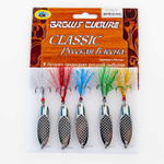 Блесна кастмастер Grows Culture 6018А (Серебро/рифленый)