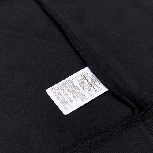 Толстовка мужская Carhartt WIP Chase Sweatshirt артикул:I033660_black - купить в магазине Дайс