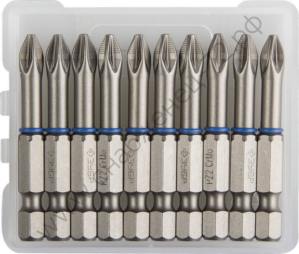 ЗУБР ЭКСПЕРТ PZ 2, 50 мм, 10 шт., Торсионные биты (26013-2-50-10)