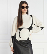 Хлопковый свитер Liviana Conti - кремовый(F3W080)