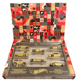 Hot Wheels FAO Schwarz Gold Series 8-pack (2022)