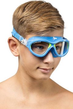 Очки для плавания детские Cressi Cobra Kid Синий силикон Лайм