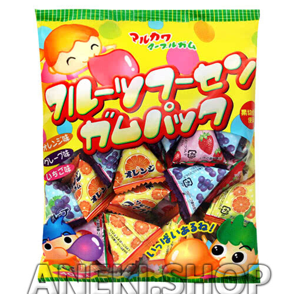 Резинка жевательная Ассорти Треугольник 1 шт Marukawa Assorted Triangle