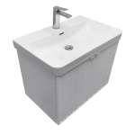 Подвесная тумба-умывальник Comforty Тенерифе-70 белый матовый с раковиной CF19595BX-70