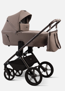 Peppy Коляска детская Monaco thermo 2 в 1 Mocca (кофе), рама серо-коричневая