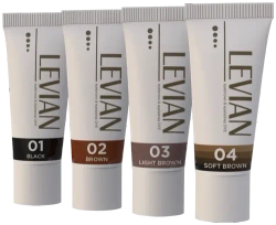 Краска для ресниц и бровей LEVIAN, 15 мл