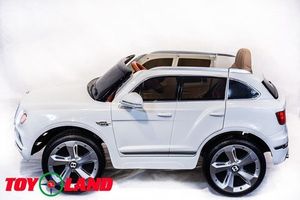 Детский электромобиль Toyland Bentley Bentayga белый