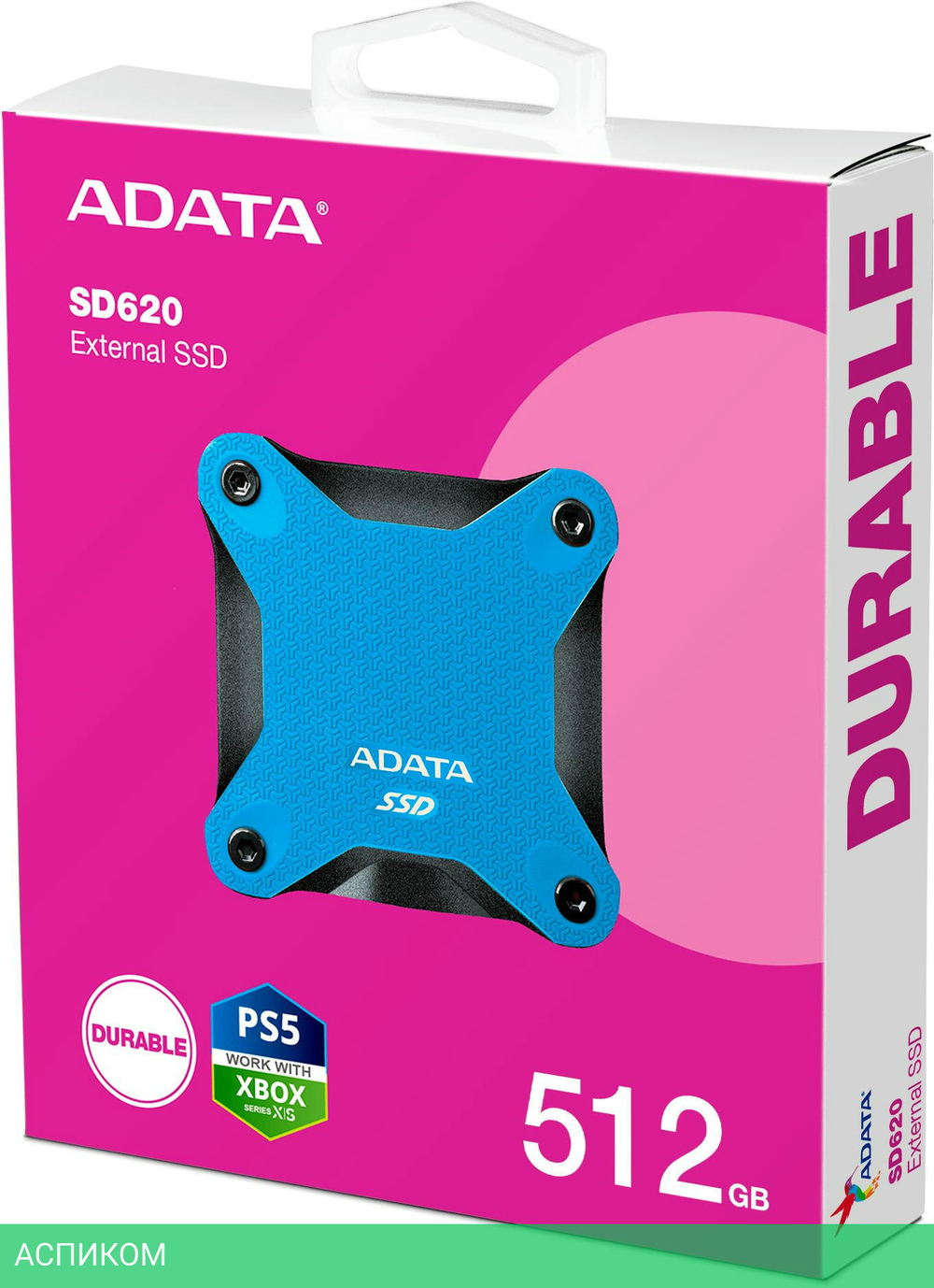 Внешний накопитель A-Data SD620 512GB синий (SD620-512GCBL)