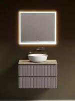 Тумба с раковиной Sancos SNOB T 80 со столешницей, Doha Soft
