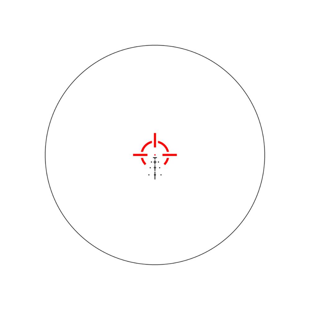 Призматический прицел Vector Optics Paragon 4x24 Micro Prism (закрытый, объектив 24мм, 1 МОА, метка баллистическая красная, picatinny/weaver, IP67)