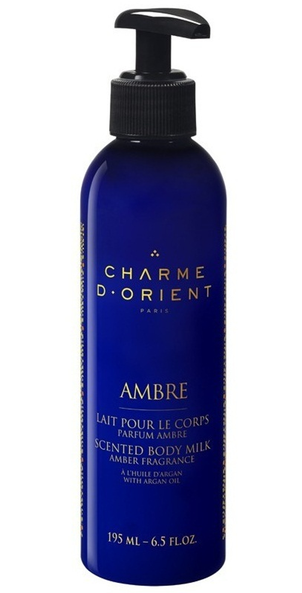 CHARME D'ORIENT Молочко для тела с янтарным ароматом Lait pour le corps parfum Ambre/Scented body milk Am (Шарм ди Ориент) 195 мл