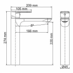 Смеситель для раковины WasserKRAFT Mindel 8503H