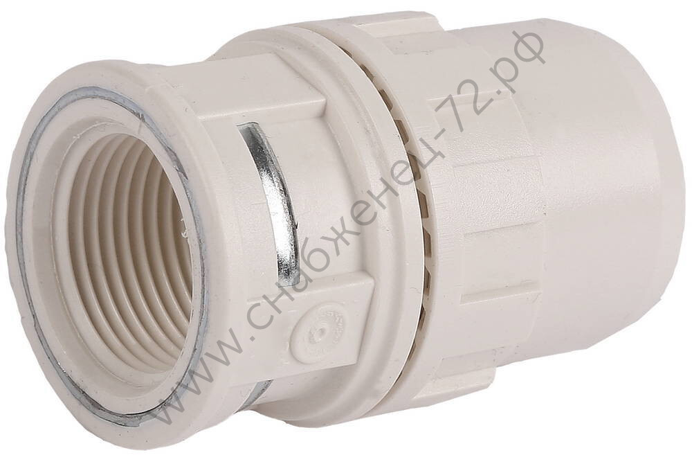 ЗУБР ШиреФит, штуцер с гайкой 26 мм-3/4″, Муфта (51462-26-3/4)