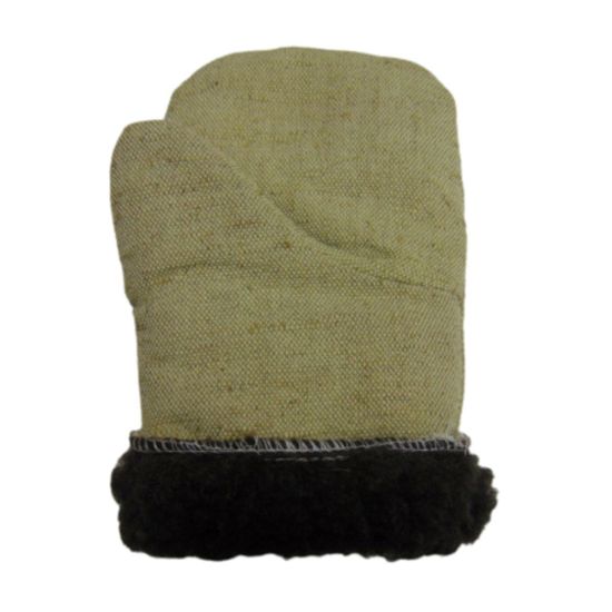 Рукавицы меховые цельнобрезентовые, искуственный мех