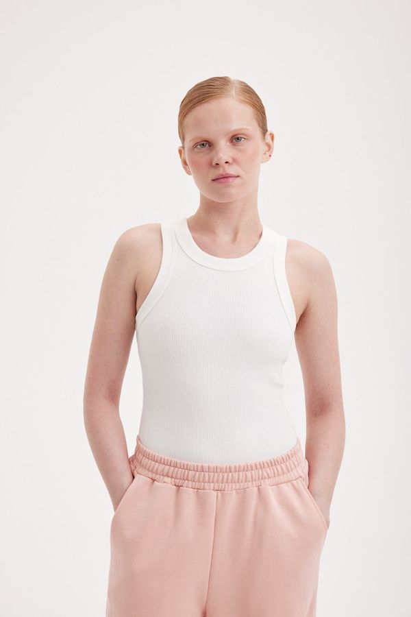 Топ халтер в рубчик 