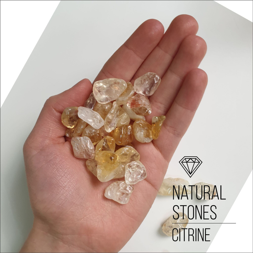 Натуральный камень Citrine, 10-20 мм, 100гр