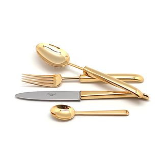 Набор столовых приборов Cutipol Carre Gold 24пр CA.006.G