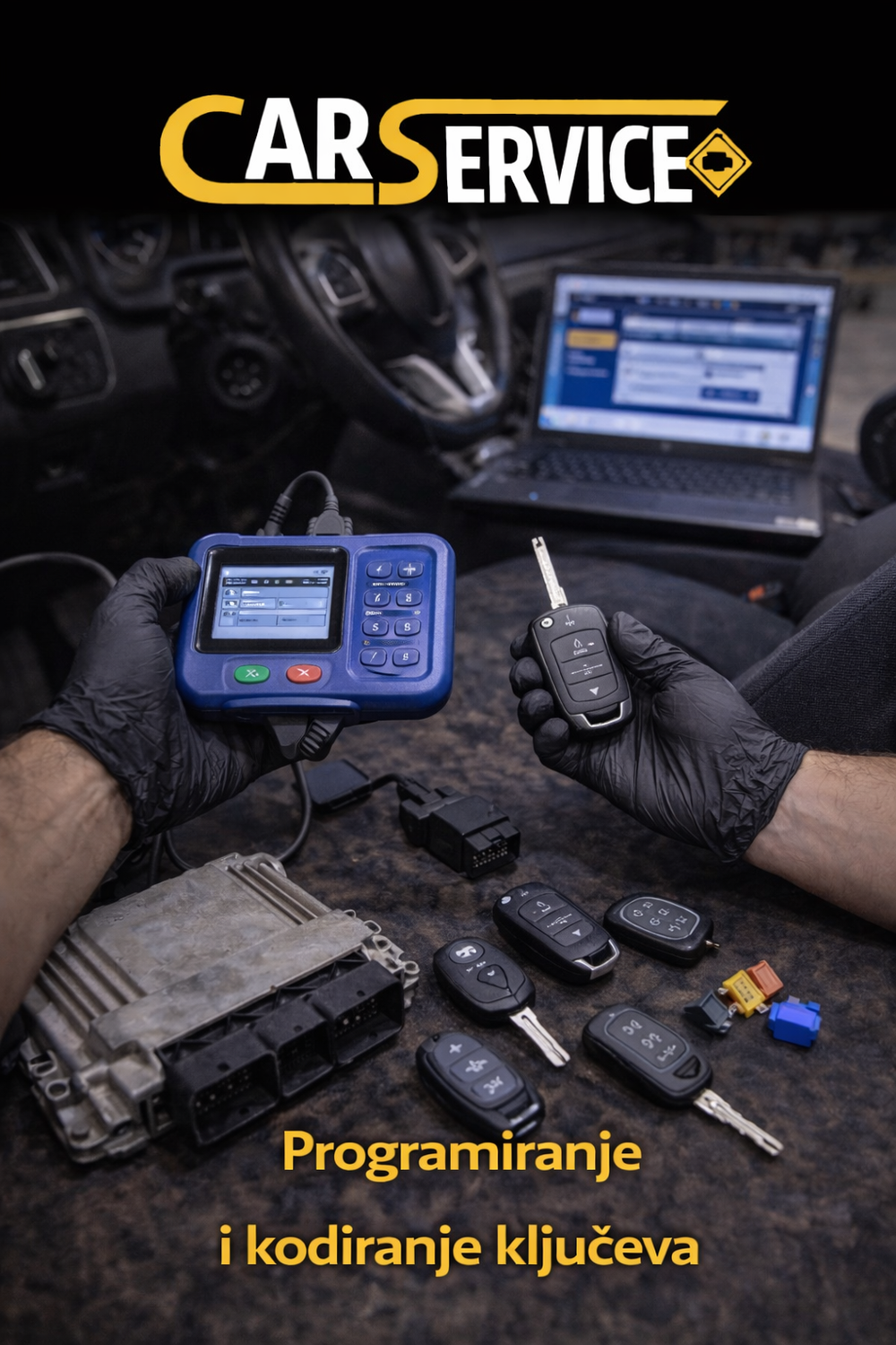 Программирование и привязка ключей (Immobilizer)