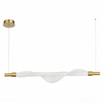 SL6109.203.01 Светильник подвесной ST-Luce Золотистый/Белый LED 1*25W 3000K ALBA