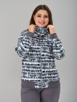 Костюм с брюками КБ-184/серый-акварель