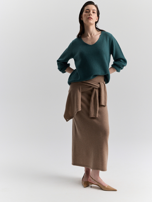 Кашемировый пуловер