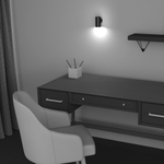 Настенный светильник (бра) Maytoni C068WL-01B