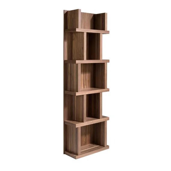 Стеллаж Angel Cerda 3024, 190х60 см, орех