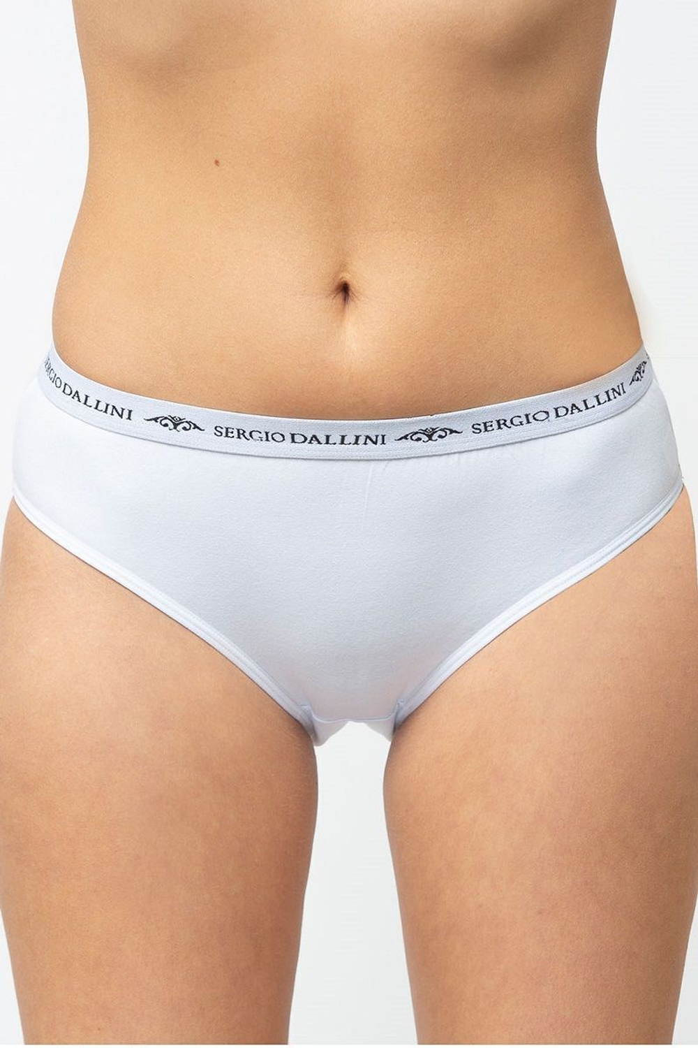 Женские трусы-слипы с узкой резинкой (Размер: M) (Цвет: серый меланж)