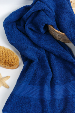 Полотенце махровое, г/к, 40х70, арт. 40-70 BS, 460 гр/м2, цвет: 706-ярко-синий,