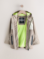 Куртка непромокаемая с капюшоном для мальчика Next E82-311, Бежевый