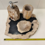 Набор из окаменелого дерева 4 предм Fossil Set NF-63280 поднос 149