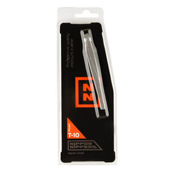 Пинцет Nippon Nippers T-10 для бровей скошенный 93мм