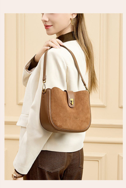 женская сумка на плечо из натуральной кожи