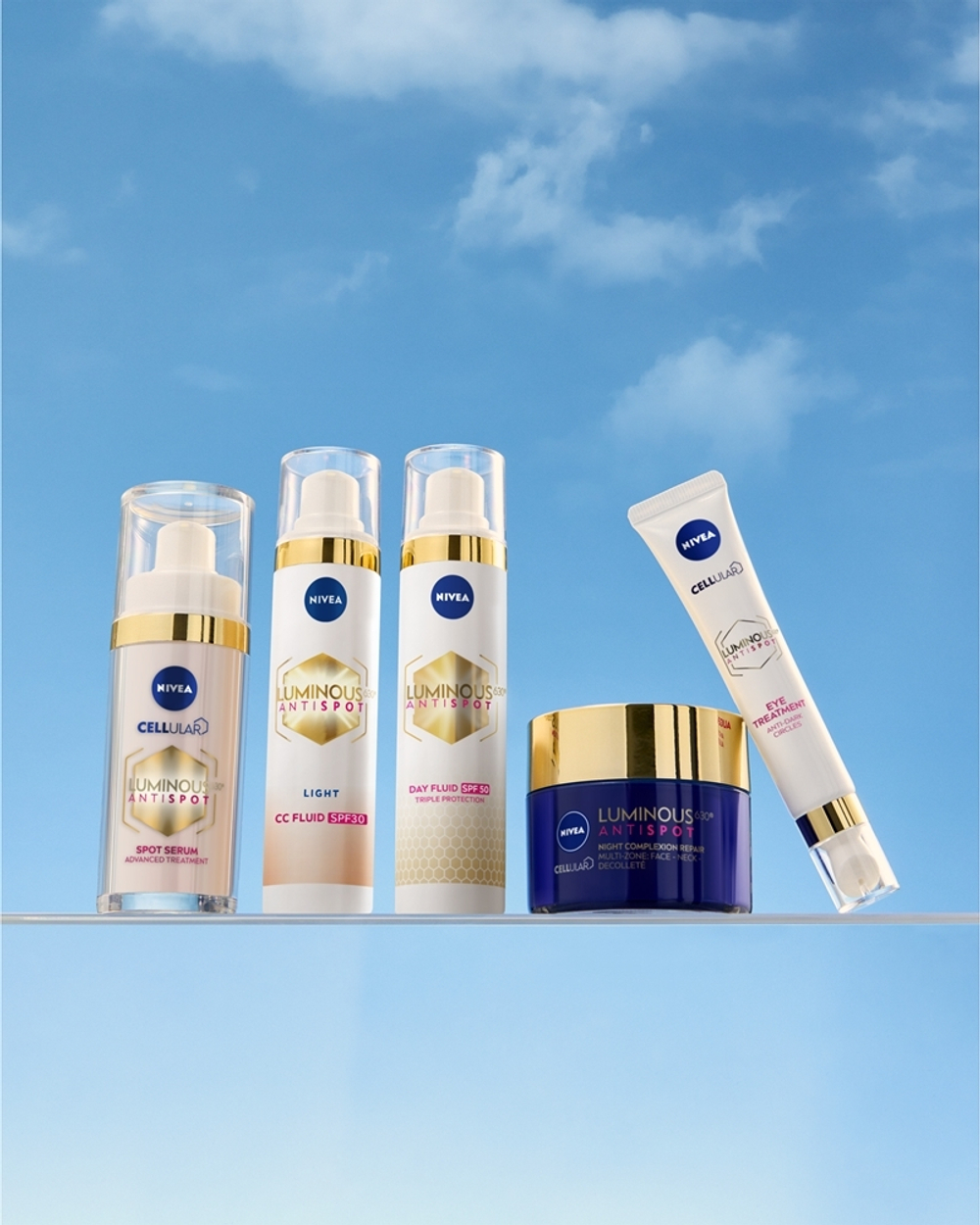 NIVEA Luminous 630 Anti Spot - Осветляющий CC-крем SPF 30, 40 ml