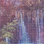 Алмазная мозаика на подрамнике с полным заполнением «МИР ЯРКИХ КРАСОК», водопад, 40*50см