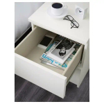 Комплект мебели д/спальни  - IKEA MALM/LURÖY/LUROY, 160х200см, белый, МАЛЬМ/ЛУРОЙ ИКЕА