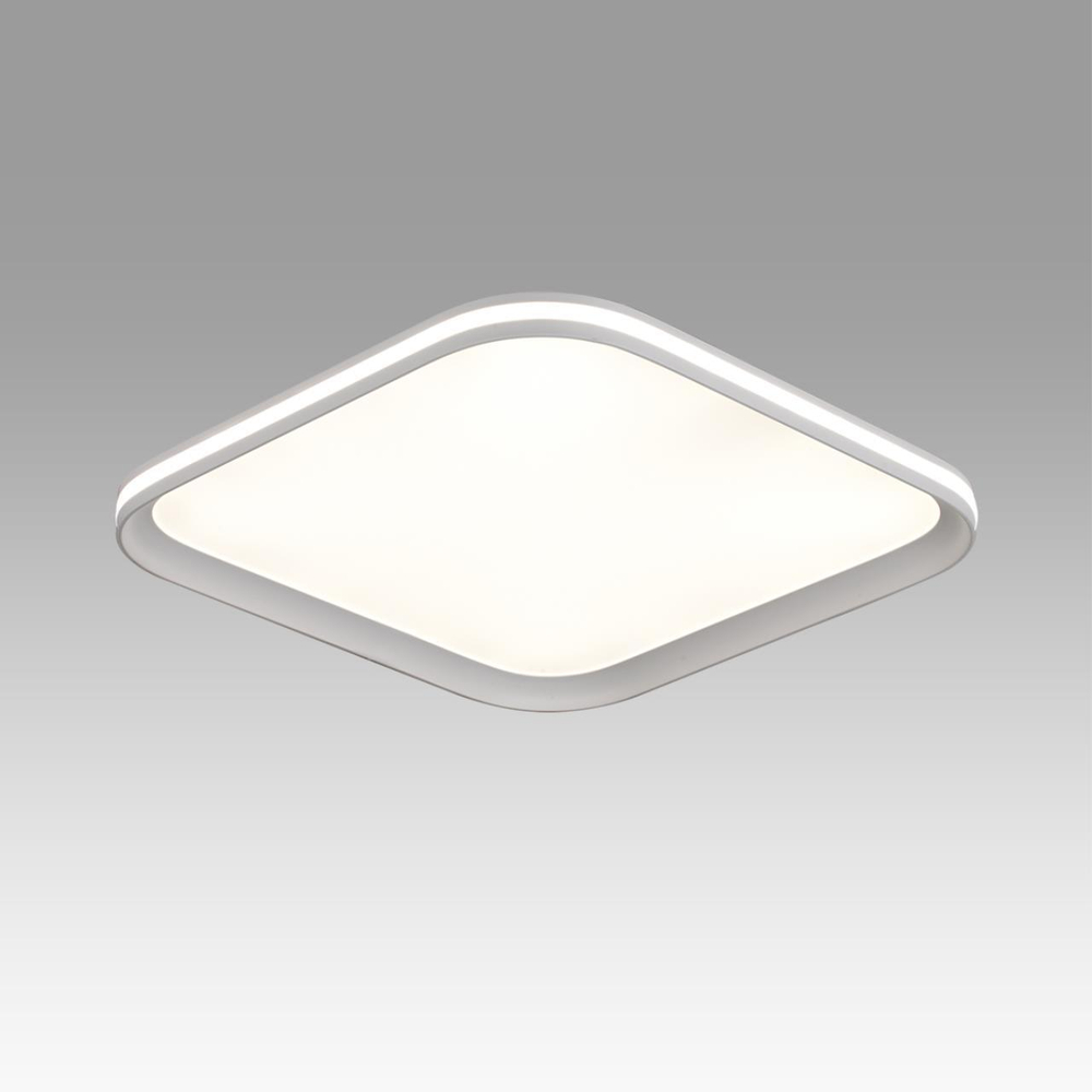 7750/72L MITRA LED SN 102 Светильник металл/PMMA/белый LED 72Вт 3000-6000К 396х396 IP20 пульт ДУ BETA