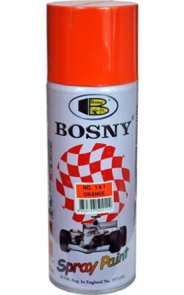 Краска аэрозольная Bosny №6 красная 400мл(300г)