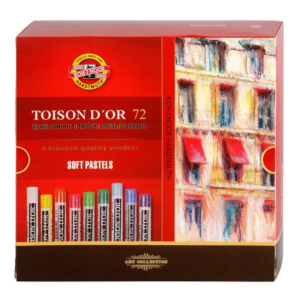 Пастель сухая художественная KOH-I-NOOR TOISON D`OR SOFT 8517, 72 цвета