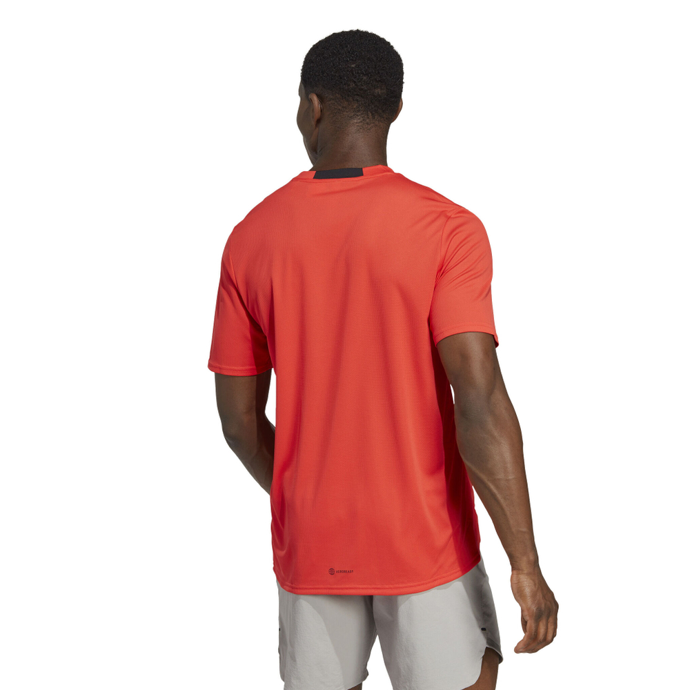 Мужское теннисное поло adidas D4M T-Shirt Men - Orange