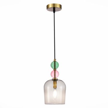 Подвесной светильник 1*E14 SL2000.223.01 матовое золото/розовый Gea ST-Luce
