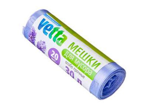 Мешки для мусора  30л, 20шт (ваниль, клубника, лимон, лаванда)