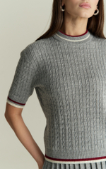 Джемпер с коротким рукавом GIA